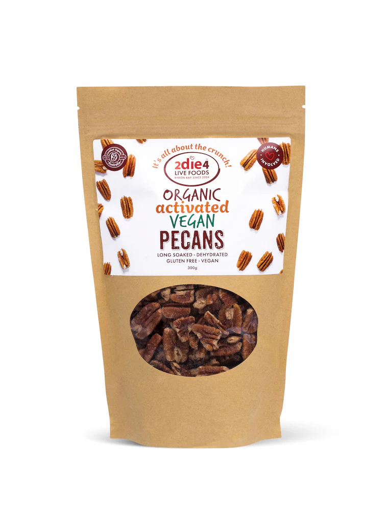 2Die4 Activated Organic Vegan Pecans