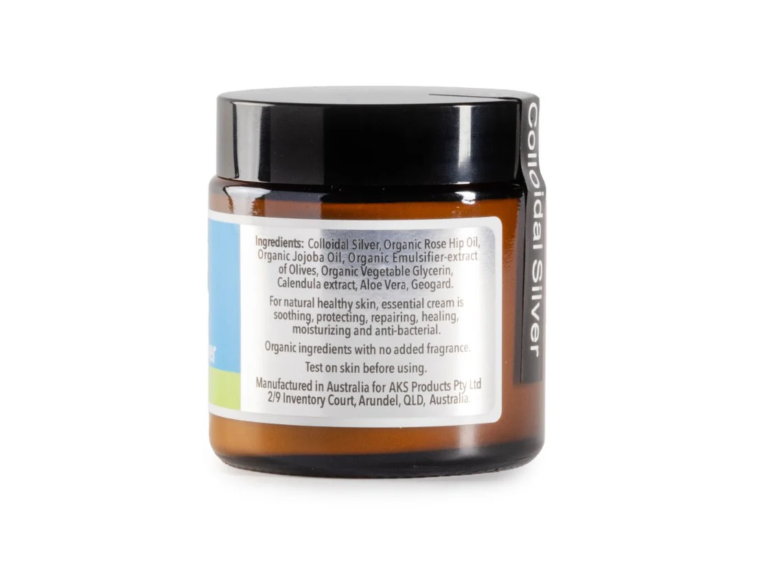 Allan Sutton's My Colloidal Silver Organic Cream 100ml Jar - Image 3