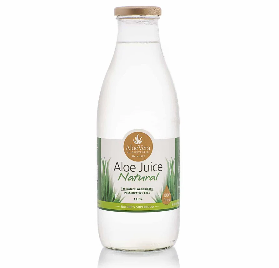 Aloe Vera of Australia 100% Aloe Juice Natural 1L