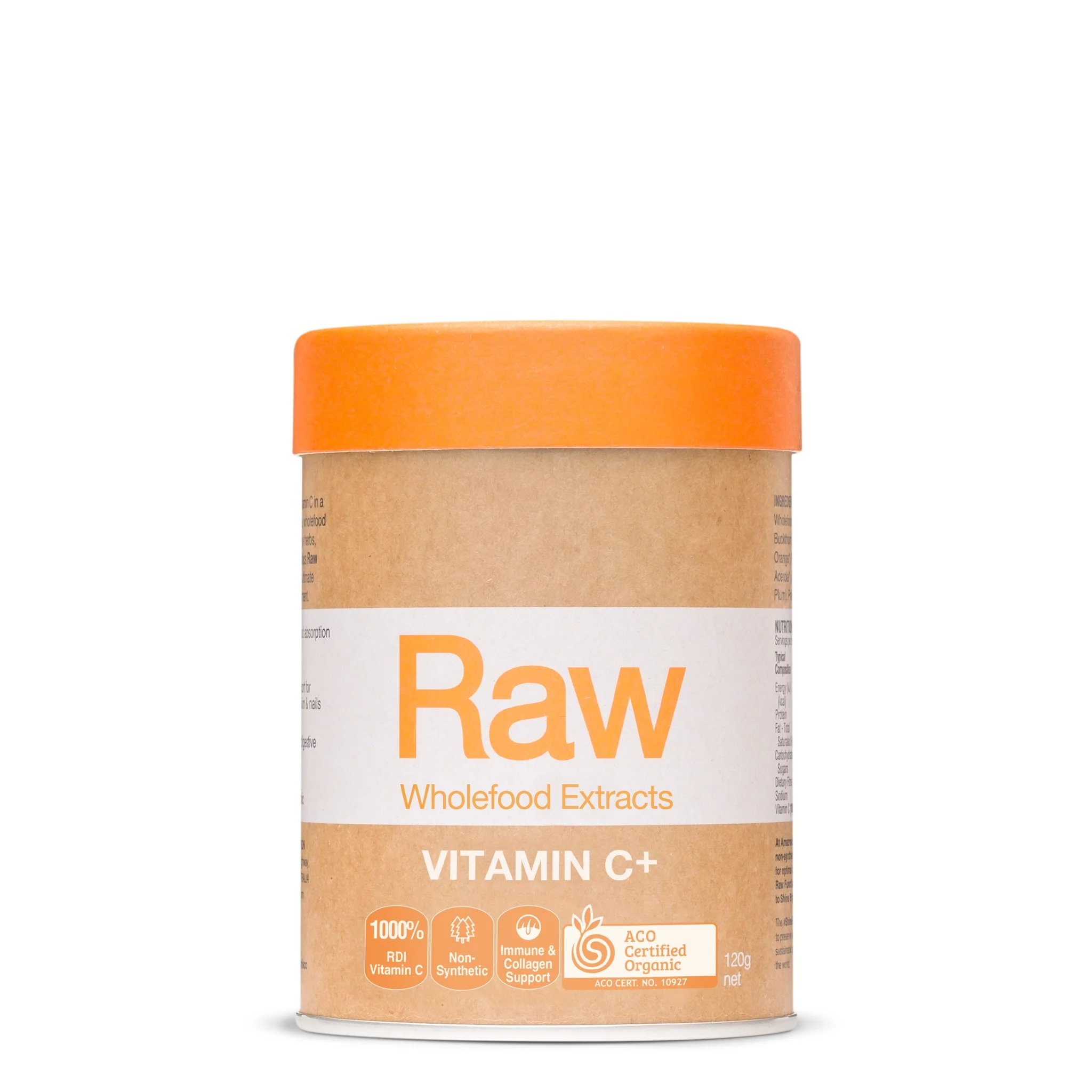 Amazonia Raw Wholefood Extracts Vitamin C+ 120g