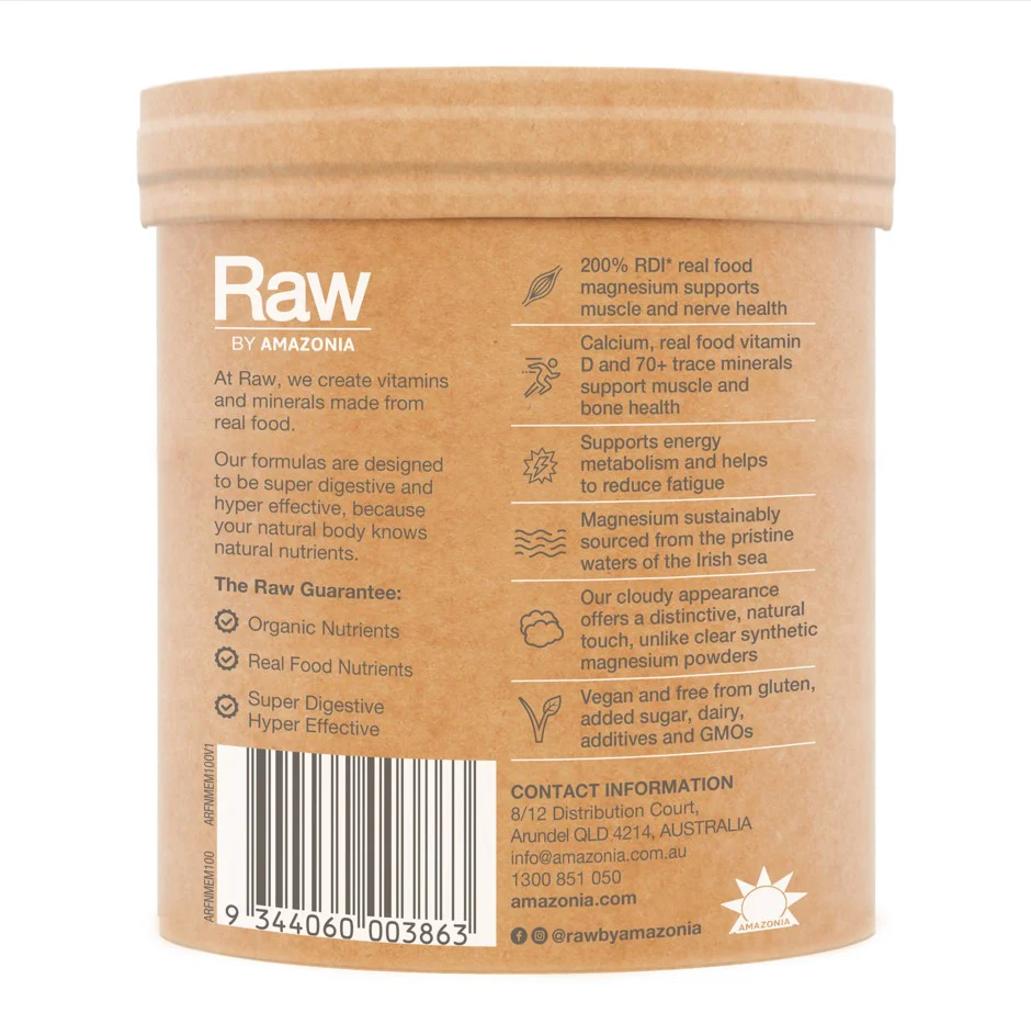 Amazonia Raw Real Food Nutrients Muscle Magnesium Mango - Image 2