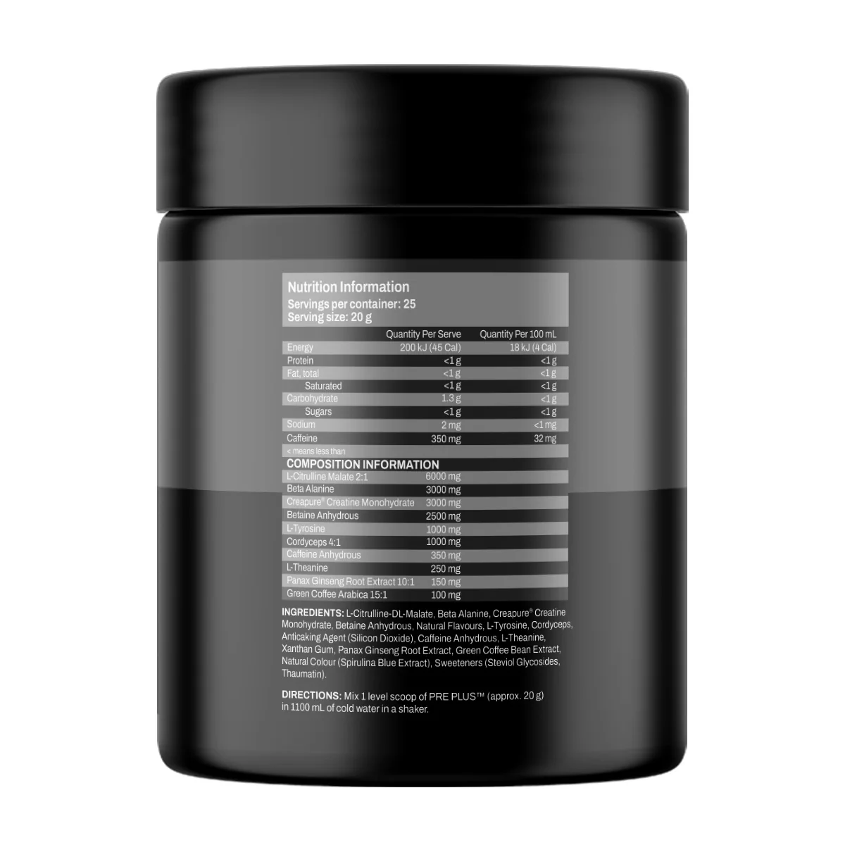 ATP Science Pre Plus Blueberry Blackcurrent 25 Serves 500g - Image 2