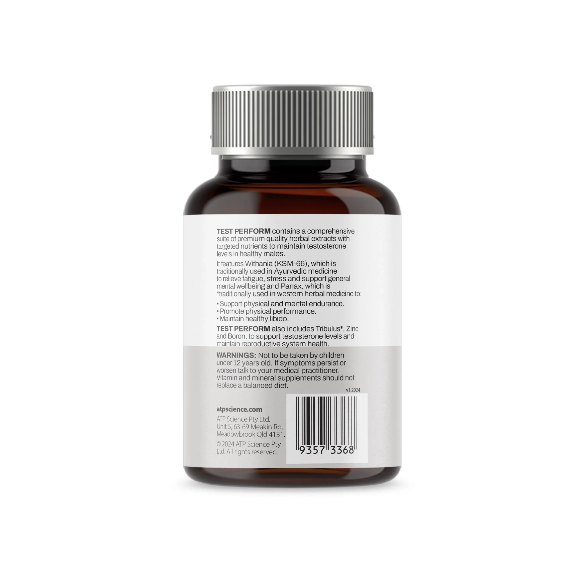 ATP Science Test Perform 60 Capsules - Image 3