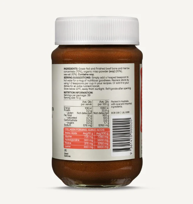 Best of the Bone, Bone Broth Concentrate Miso 390g - Image 3