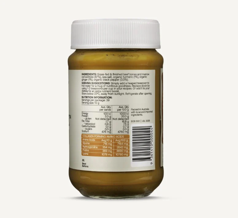 Best of the Bone Broth Concentrate with Organic Turmeric, Ginger &  Black Pepper 390g - Image 3