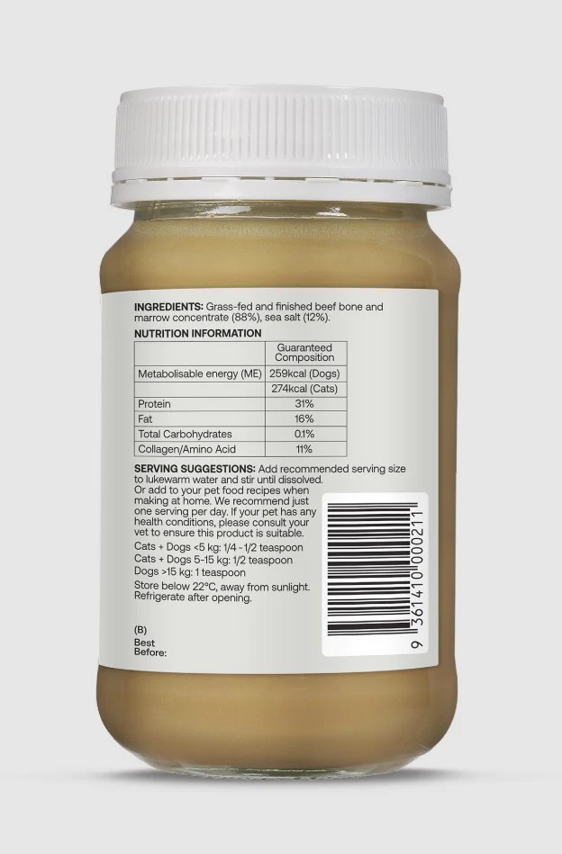 Best of the Bone Broth for Pets Original 375g - Image 3