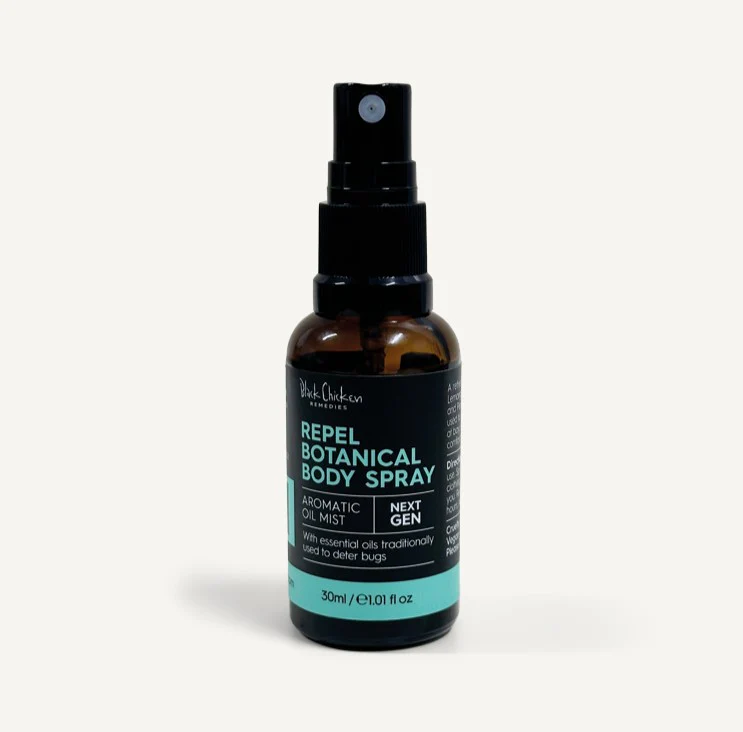 Black Chicken Remedies Repel Botanical Body Spray Aromatic Oil Mist 30ml