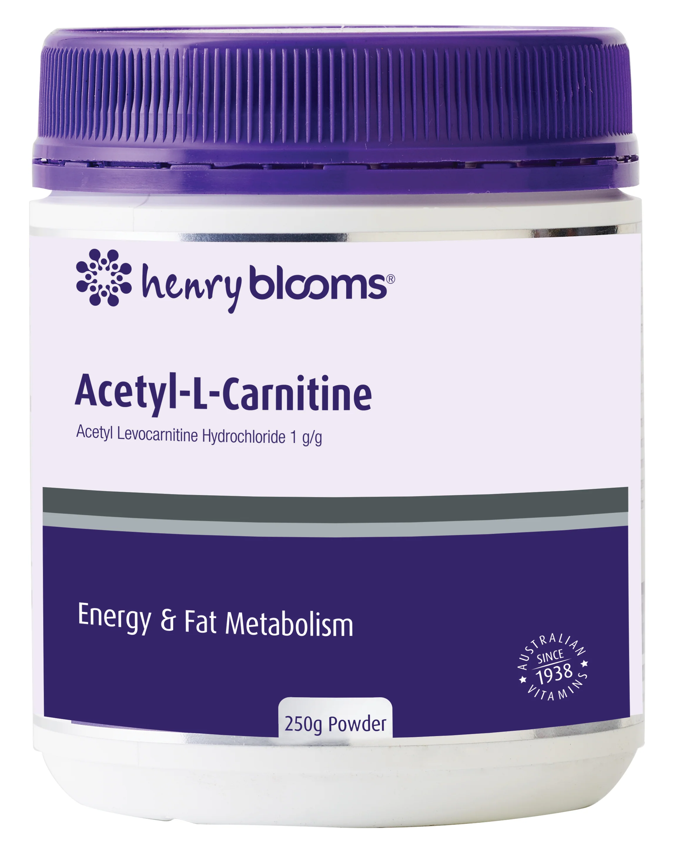 Henry Blooms Acetyl L-Carnitine 250gm