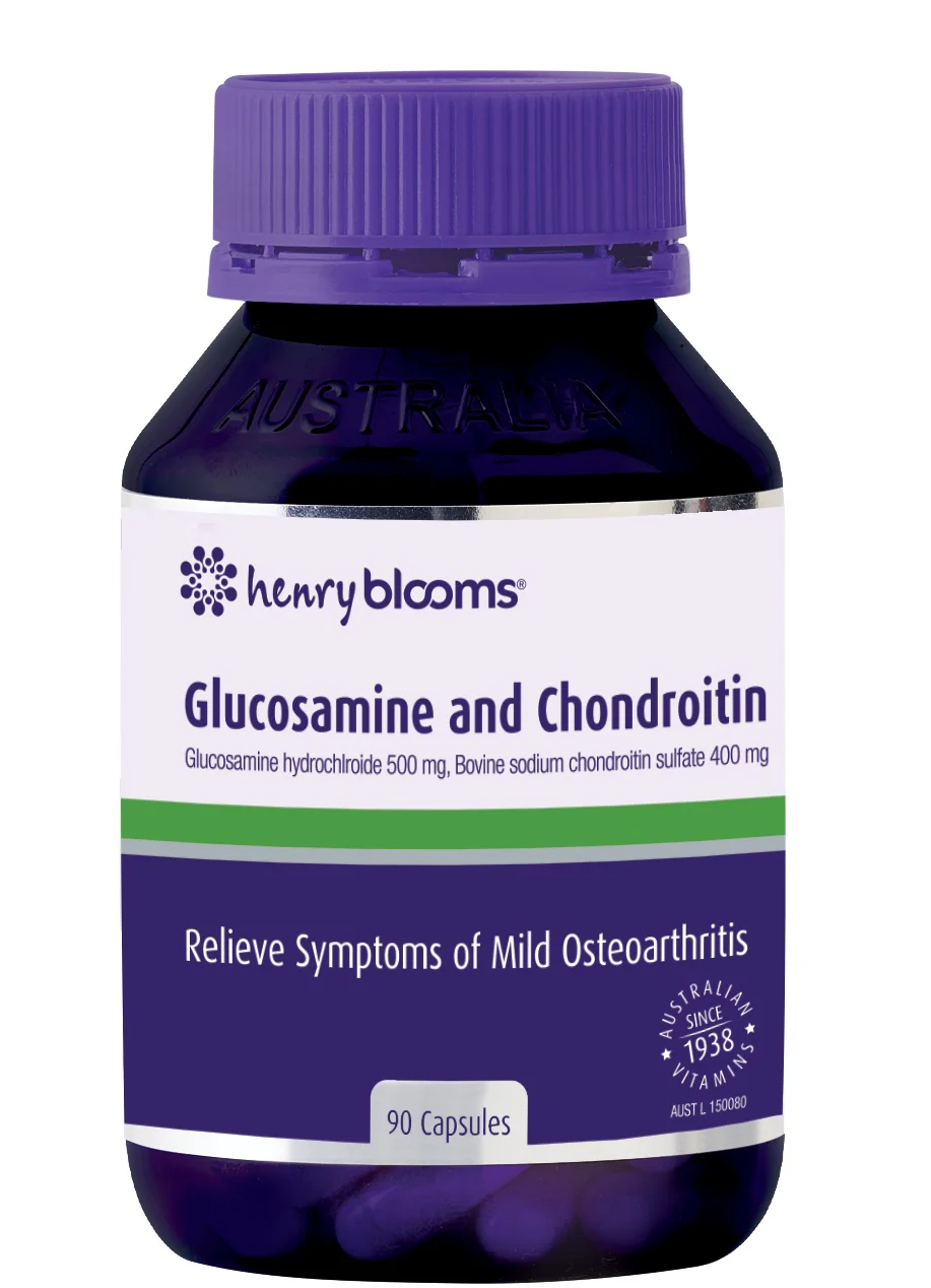 Henry Blooms Glucosamine & Chondroitin 90 Capsules