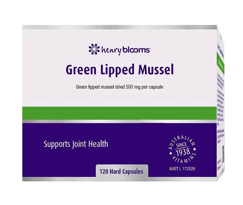 Henry Blooms Green Lipped Mussel 500mg 120 capsules
