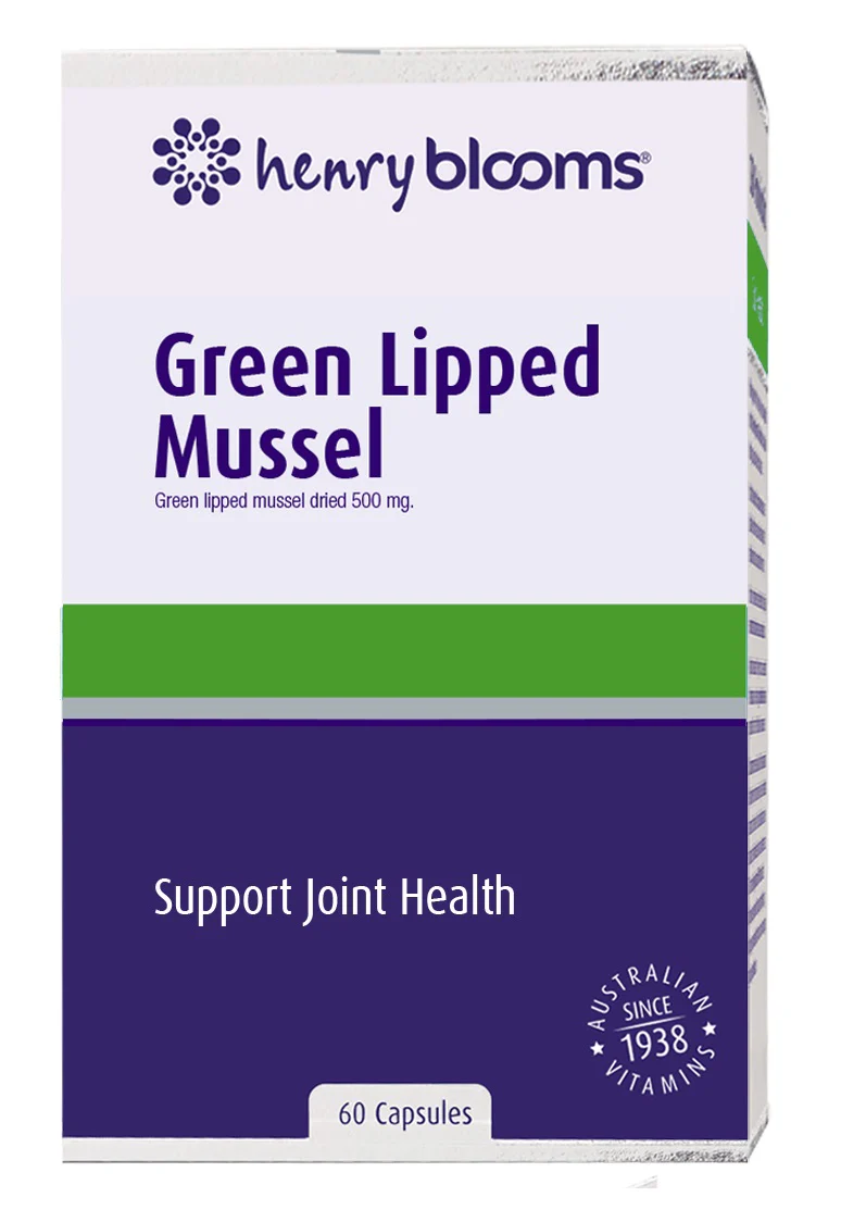 Henry Blooms NZ Green Lipped Mussel 60 Capsules