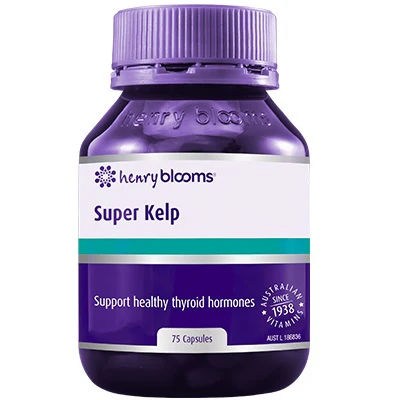 Henry Blooms Super Kelp 75 Capsules