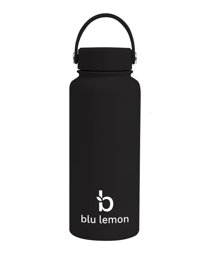 Blu Lemon Insulated Stainless Steel Bottle 1L - Image 3
