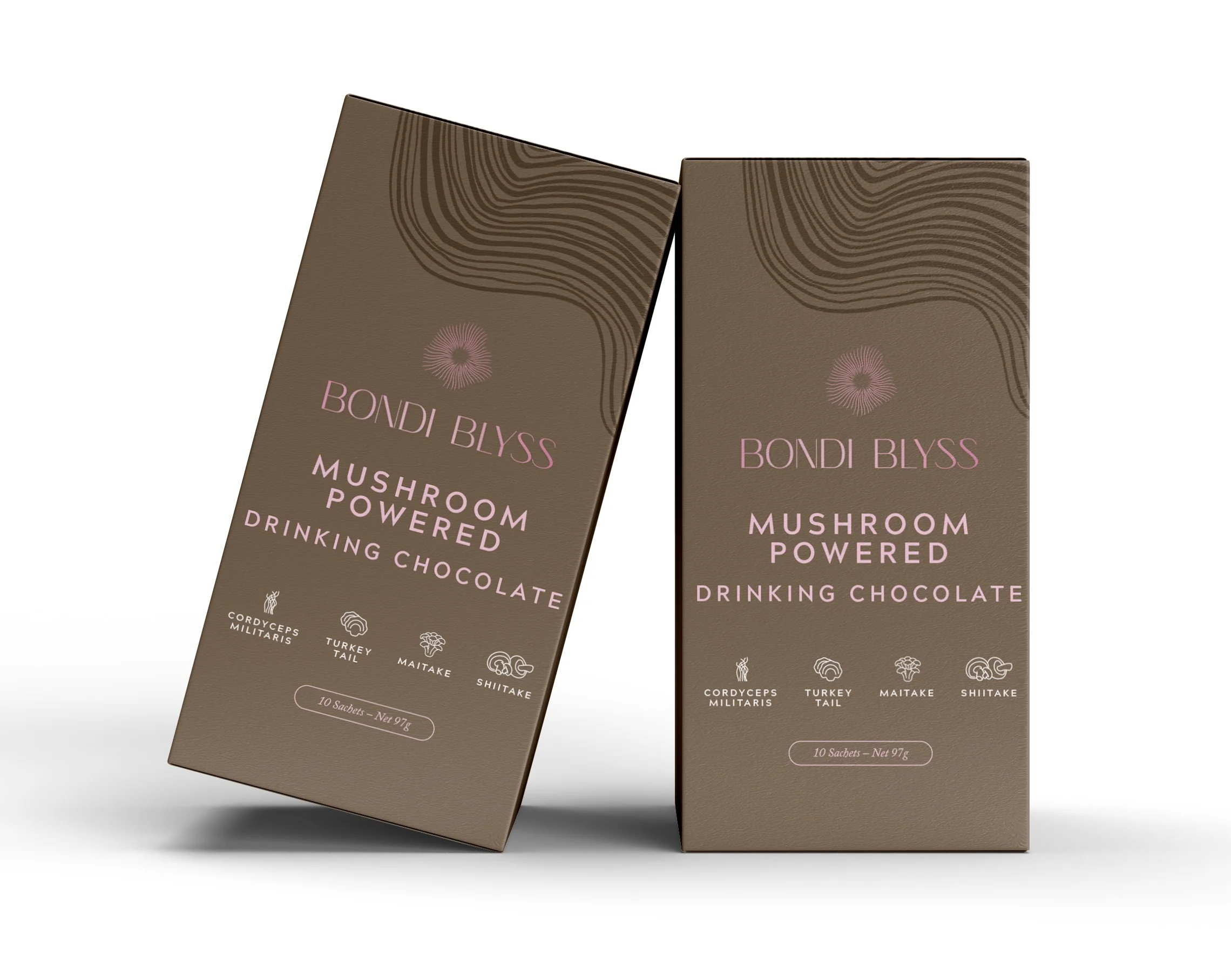 Bondi Blyss Mushroom Powered Drinking Chocolate 10 x 97g - Image 4