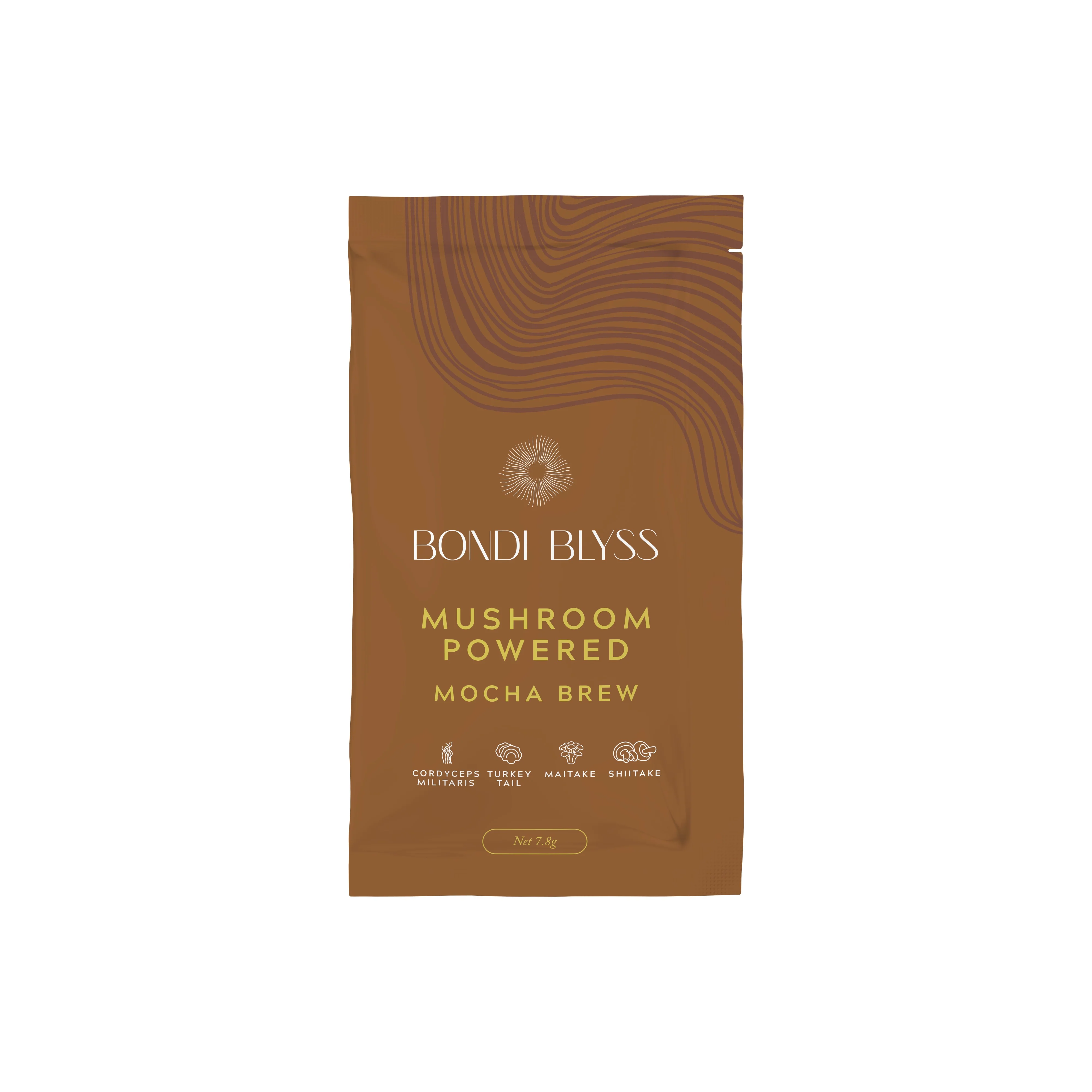 Bondi Blyss Mushroom Powered Mocha Brew 10 x 78g - Image 3