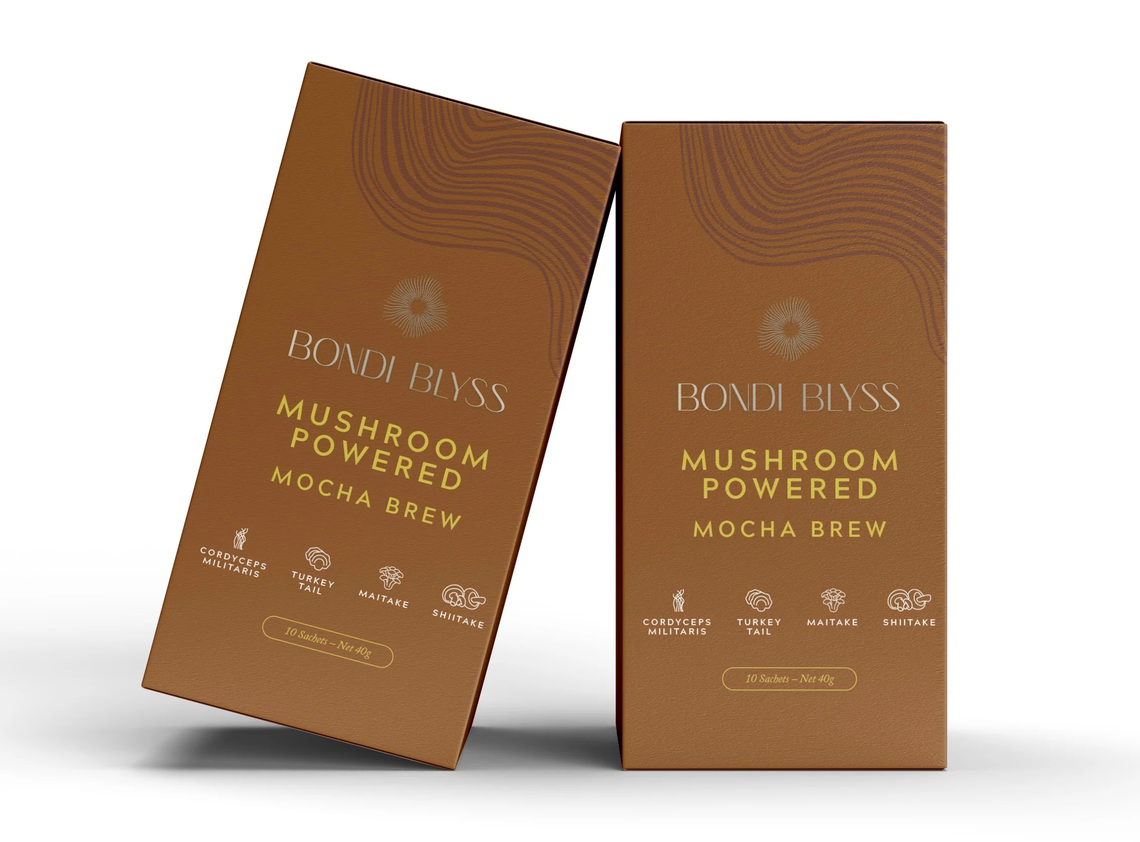 Bondi Blyss Mushroom Powered Mocha Brew 10 x 78g - Image 4