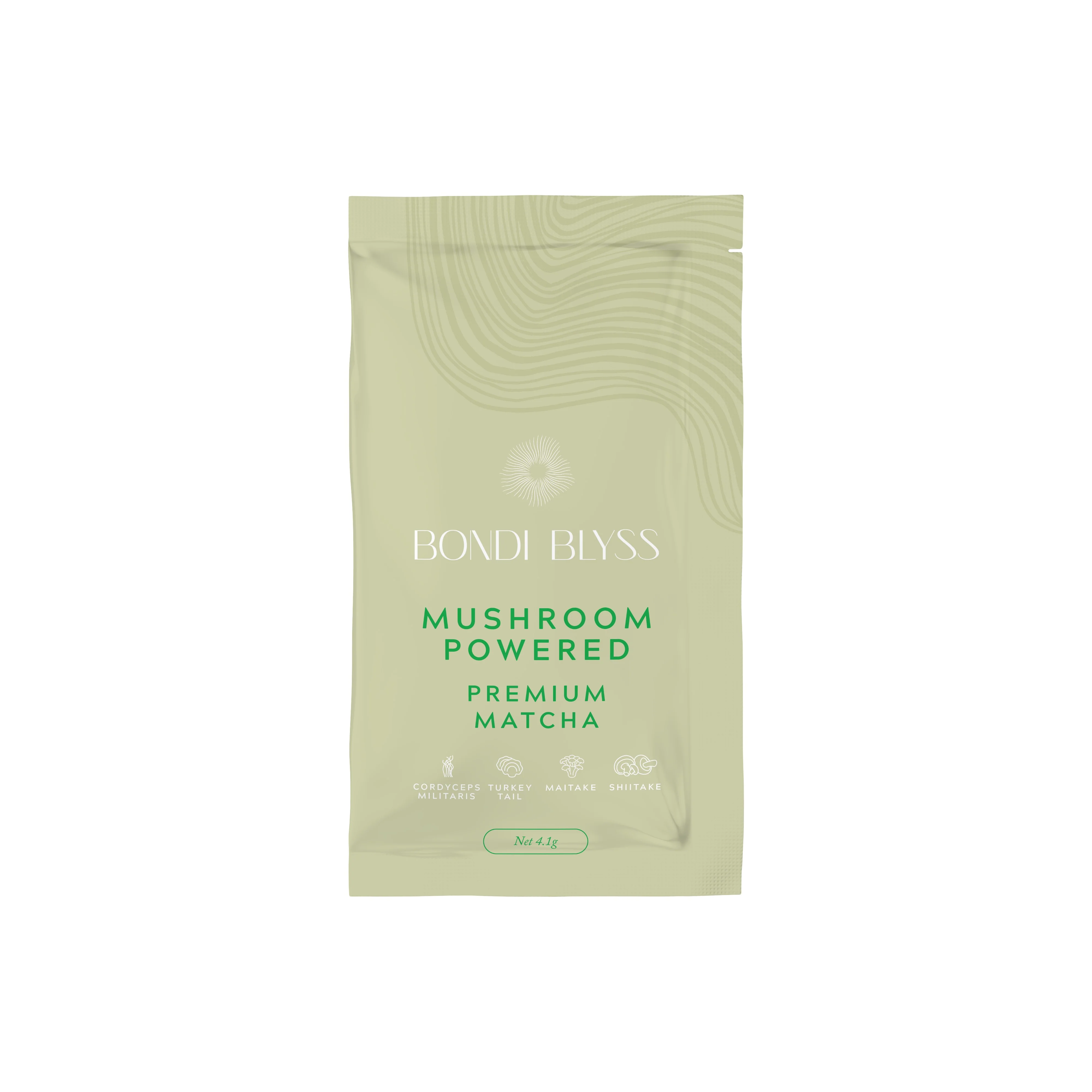 Bondi Blyss Mushroom Powered Premium Matcha 10 x 41g - Image 3