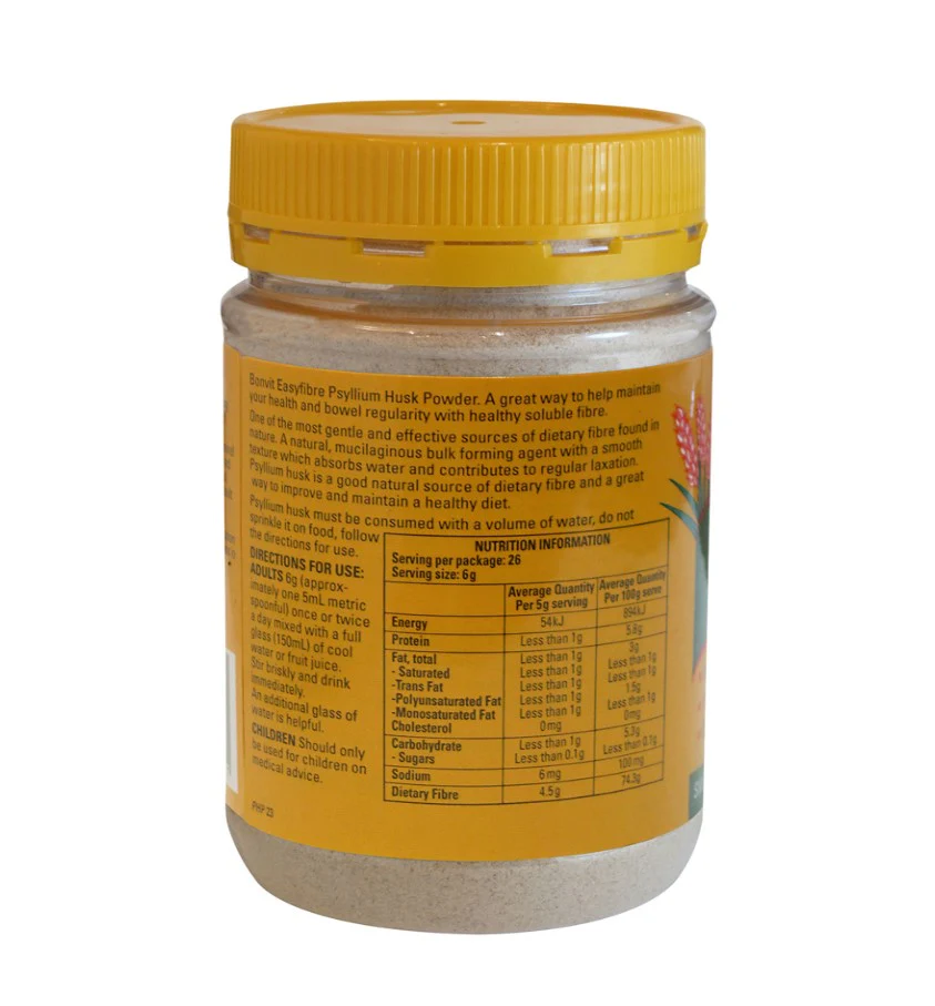 Bonvit Easyfibre Psyllium Husk Powder 160g - Image 3