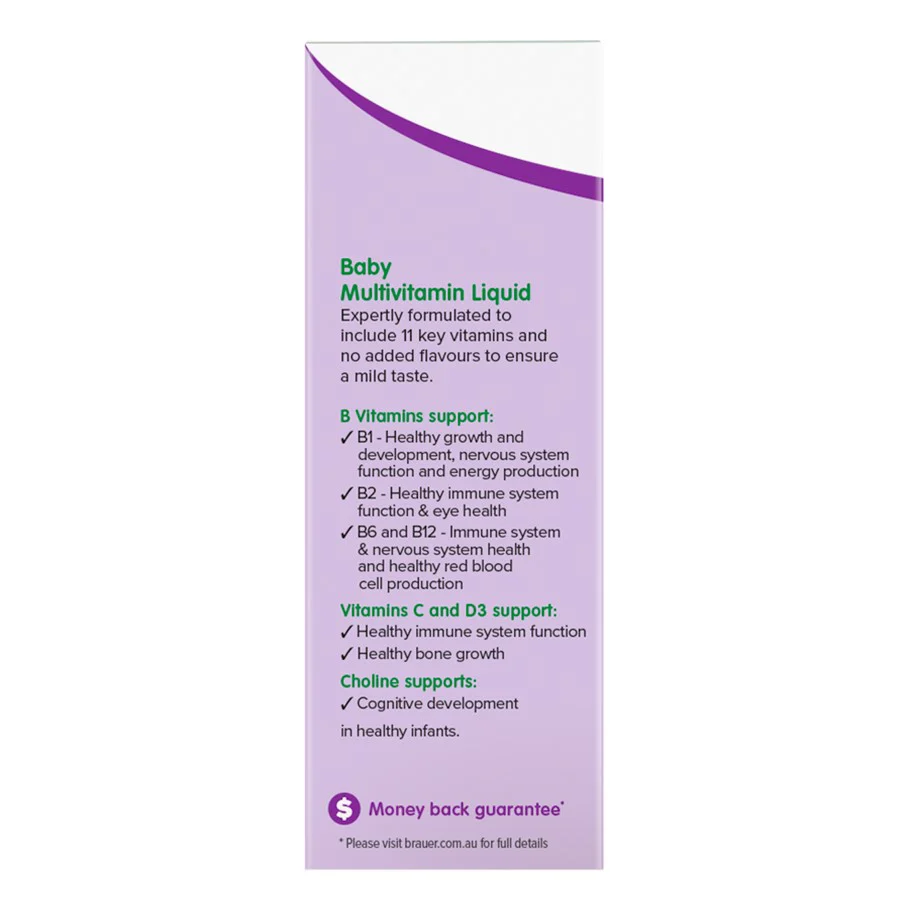 Brauer Baby & Child Liquid Multivitamin 45ml - Image 2