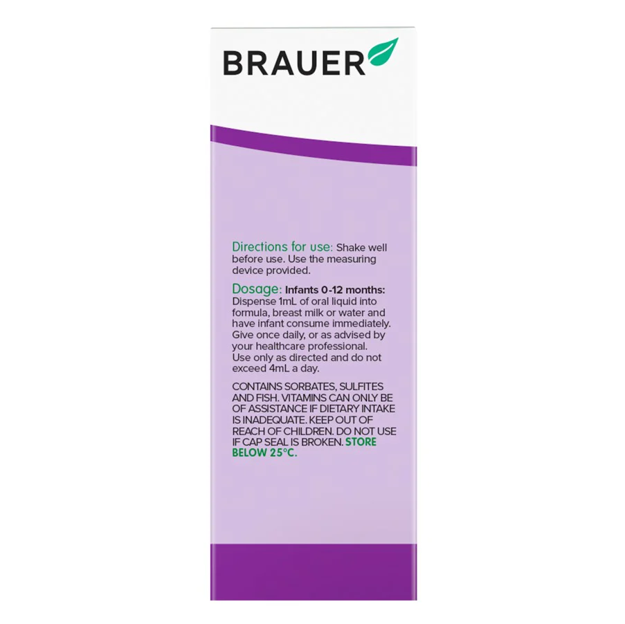 Brauer Baby & Child Liquid Multivitamin 45ml - Image 3