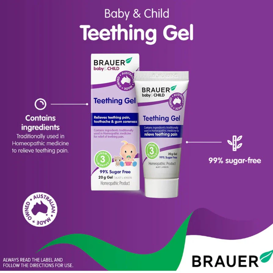Brauer Baby & Child Teething Gel 20g - Image 4