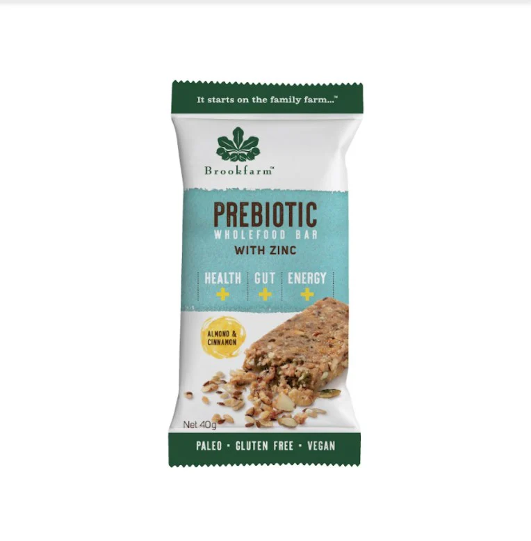 Brookfarm Almond & Cinnamon Prebiotic Bar 40g x 12 Pack - Image 3