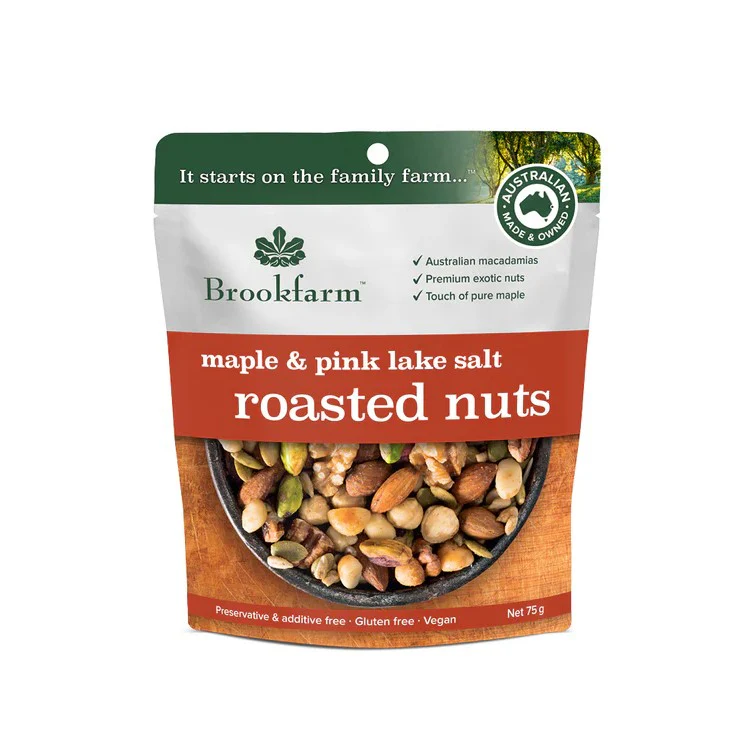 Brookfarm Roasted Nuts Maple & Pink Lake Salt - Image 3