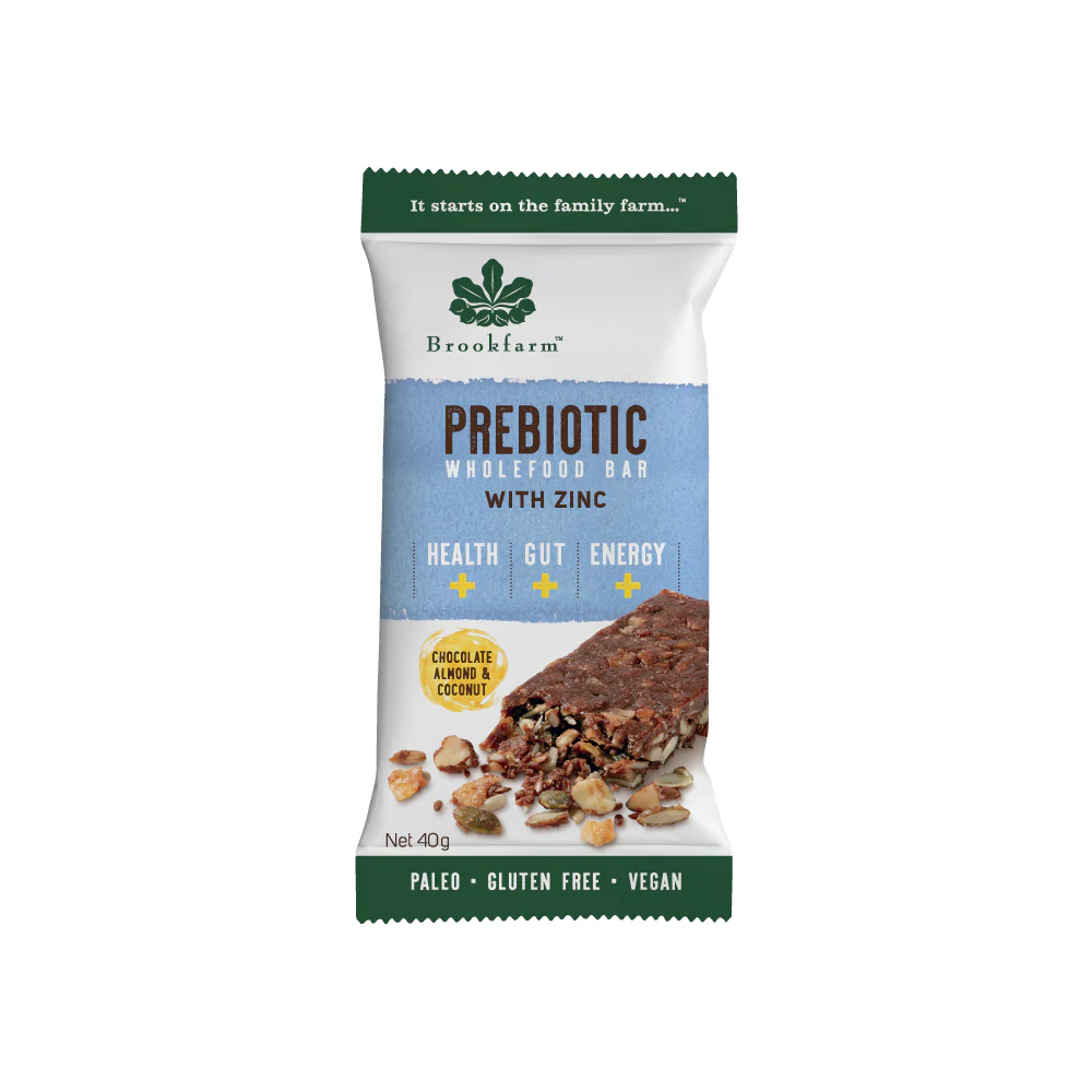 Brookfarm Chocolate Almond & Coconut Prebiotic Bar 40g x 12 Pack - Image 3