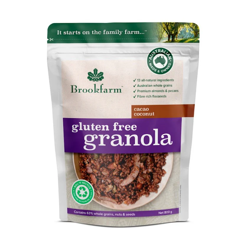 Brookfarm Gluten Free Granola Cacao Coconut - Image 3