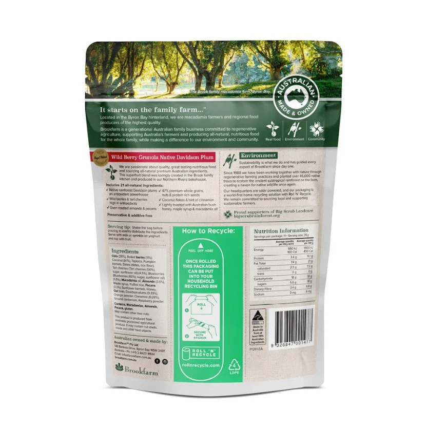 Brookfarm Wild Berry Granola - Image 3