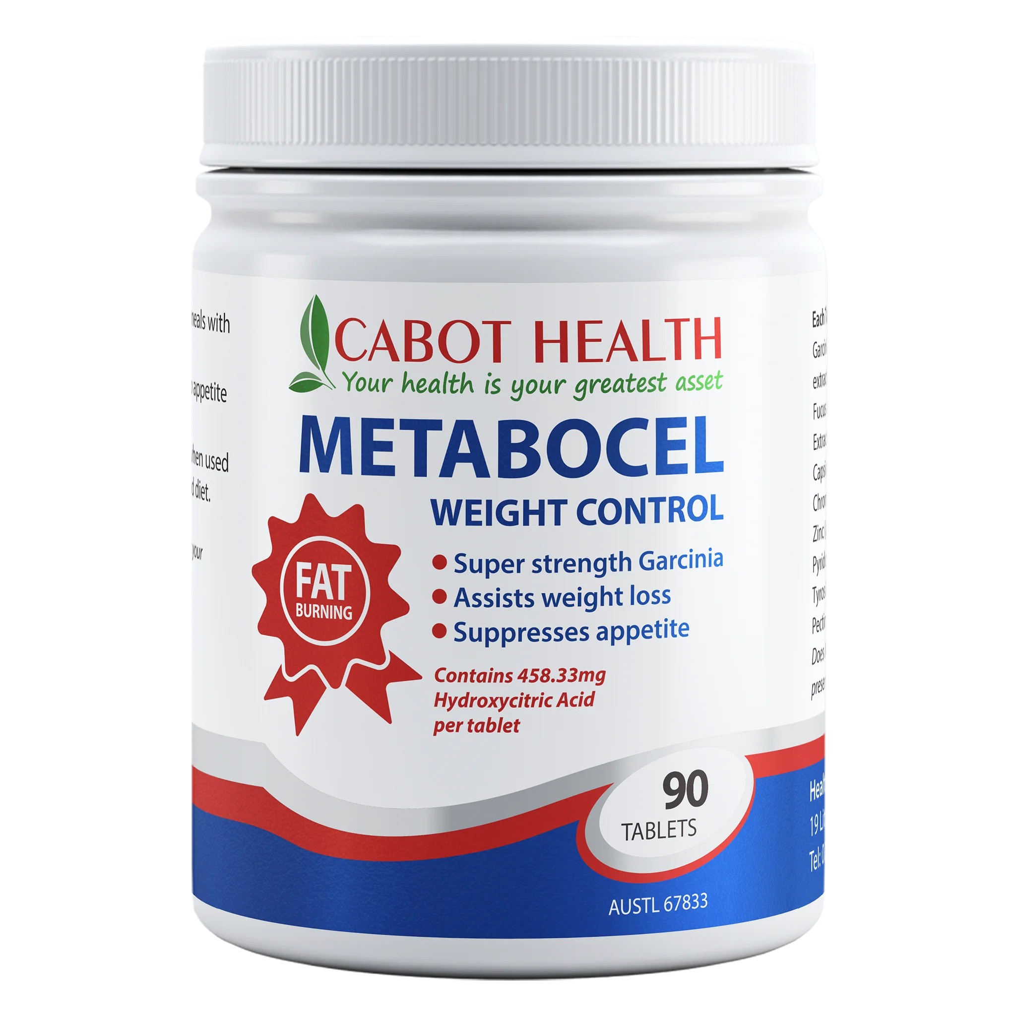 Cabot Health Metabocel 90 Tablets