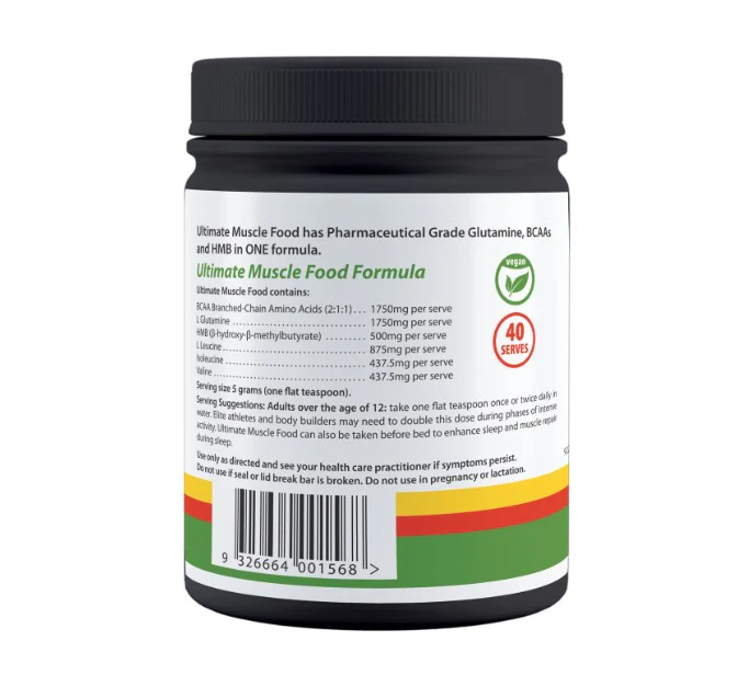 Cabot Health Ultimate Muscle Food Powder 200g - Image 3