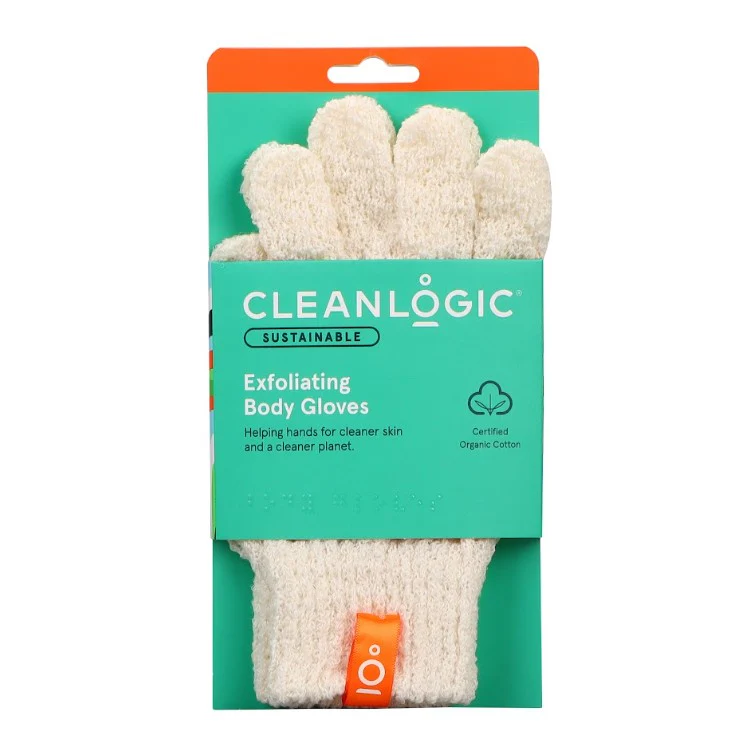 Cleanlogic Sustainable Exfoliating Body Gloves - Box of 6 - Image 3