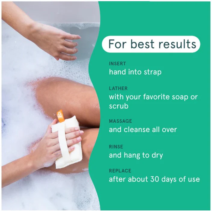 Cleanlogic Sustainable Large Body Exfoliator - Box of 6 - Image 5