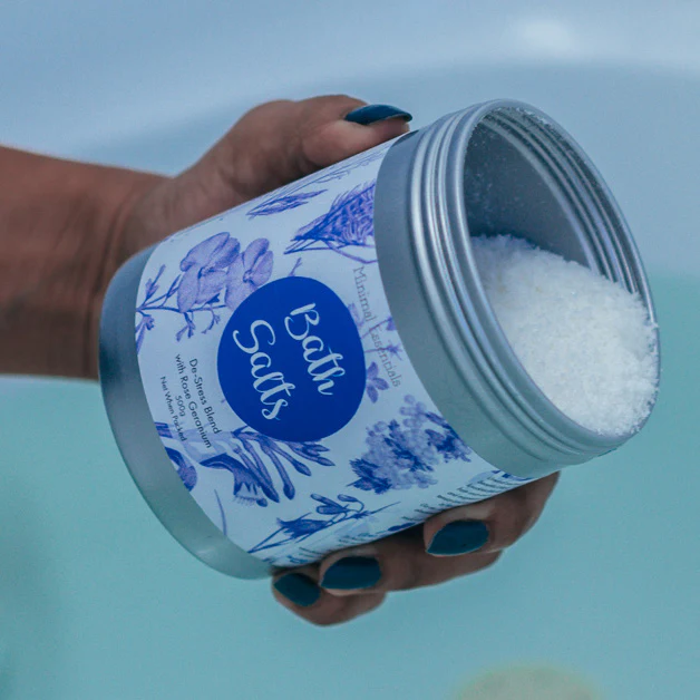Clover Fields Minimal Essentials Bath Salts with Magnesium 500g