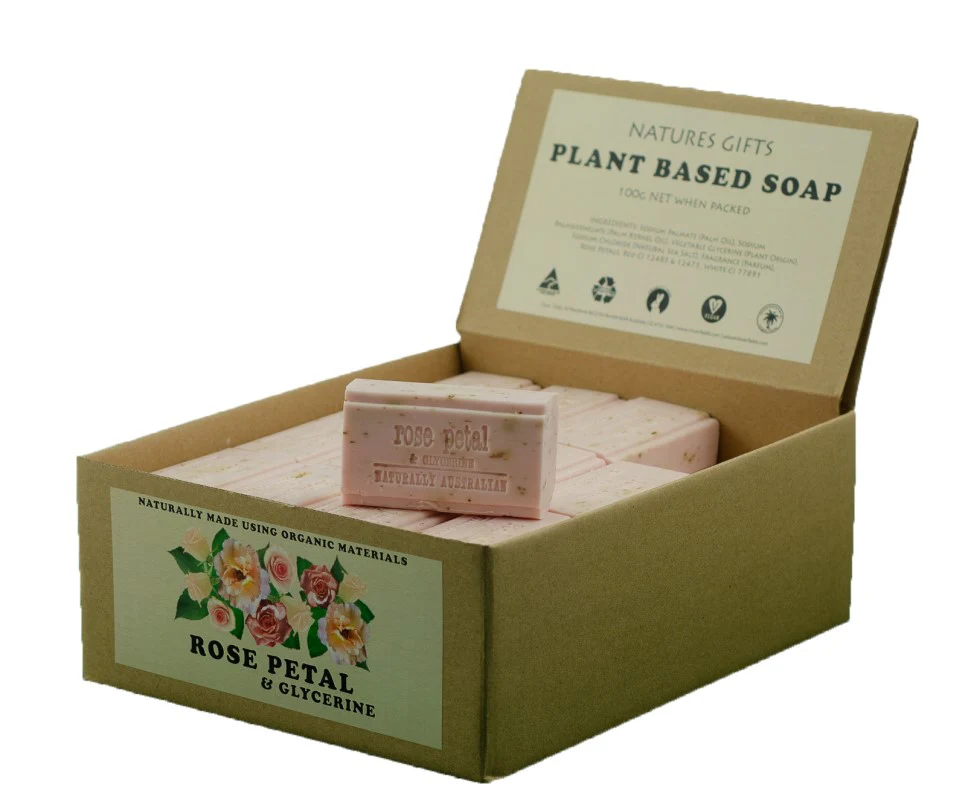 Clover Fields Rose Petal & Glycerine Bar Soap (box of 36)
