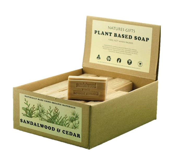 Clover Fields Sandalwood & Cedar Bar Soap (box of 36)