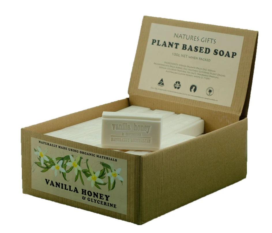 Clover Fields Vanilla Honey & Glycerine Bar Soap (box of 36)