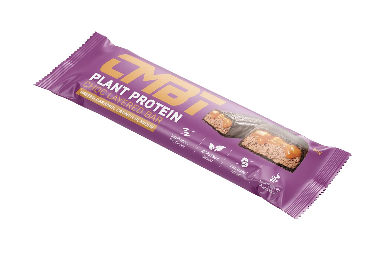 CMBT Nutrition Layered Protein Bar Salted Caramel Brownie 50g - Box of 12 - Image 4