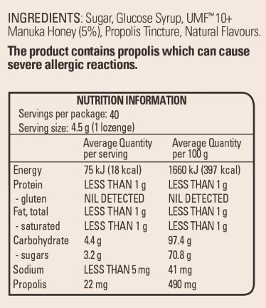Comvita Soothing Manuka Honey Lozenges - Image 3