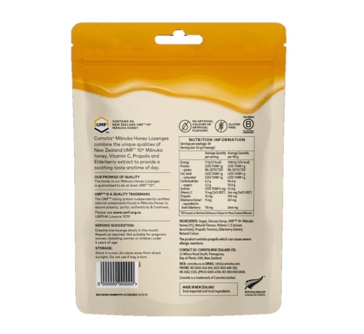 Comvita Soothing Manuka Honey Lozenges - Image 5