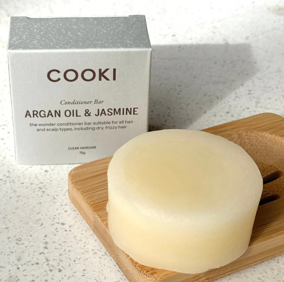 Cooki Haircare Argan Oil & Jasmine Conditioner Bar - Image 3