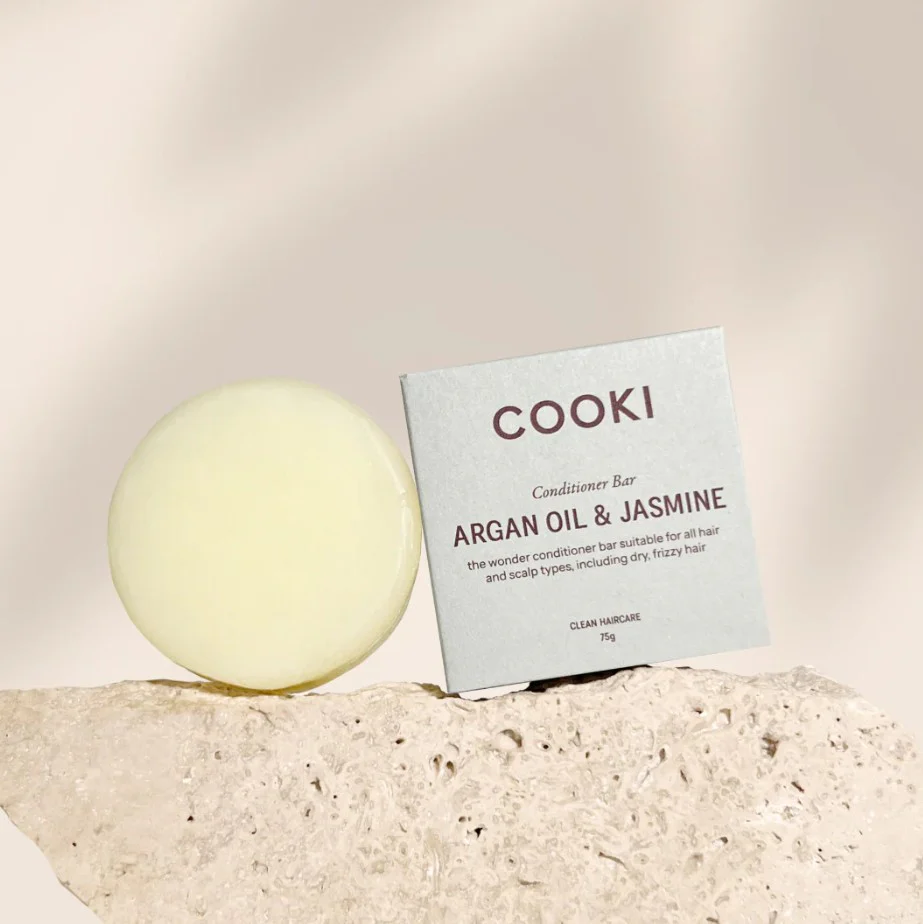 Cooki Haircare Argan Oil & Jasmine Conditioner Bar - Image 4
