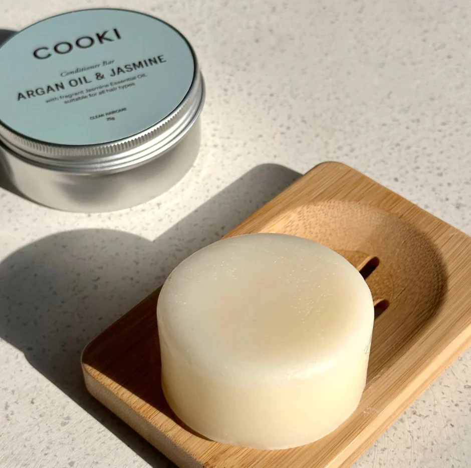 Cooki Haircare Argan Oil & Jasmine Conditioner Bar - Image 5