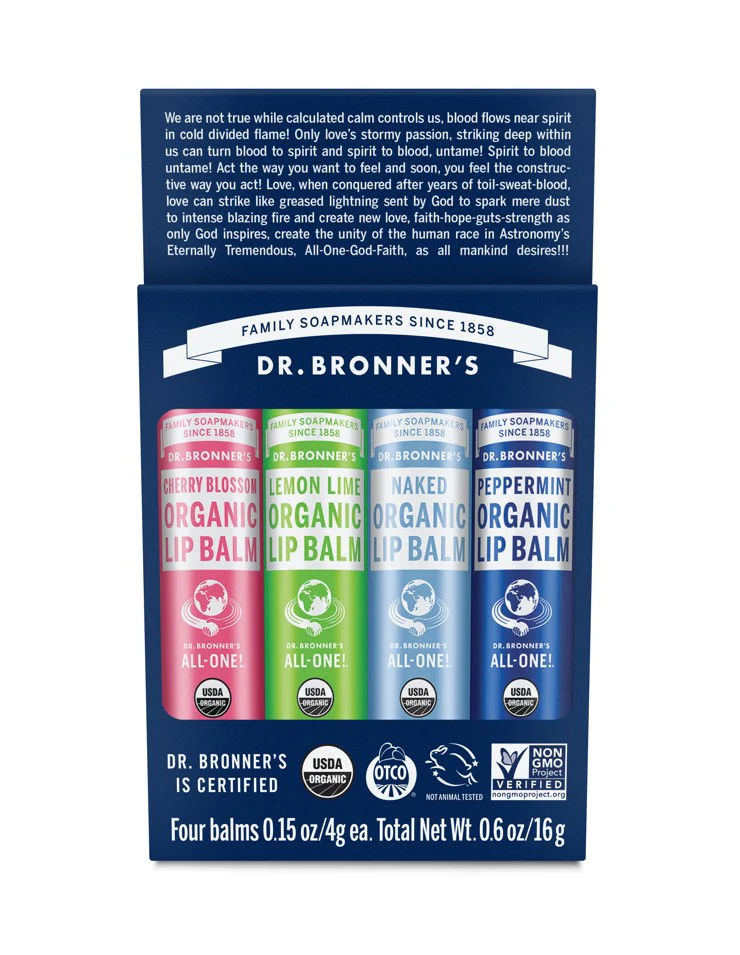 Dr. Bronner's Joy Lip Balm Set