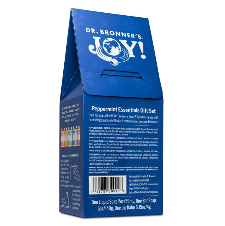 Dr. Bronner's Joy Peppermint Essentials Gift Pack - Image 2