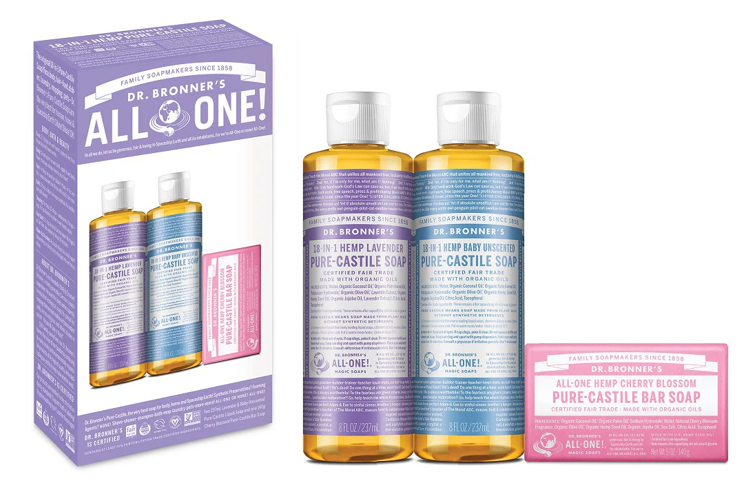 Dr. Bronner's Love Unites pack