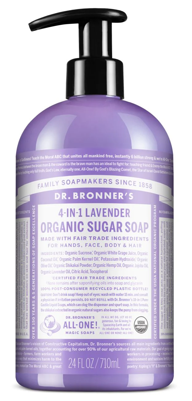 Dr Bronner's Organic Pump Soap Lavender