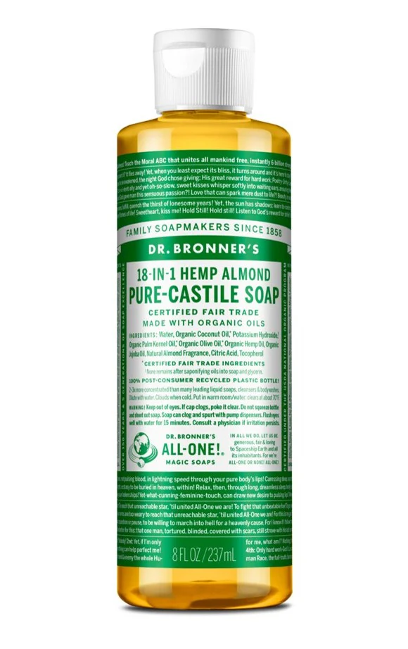 Dr Bronner's 18-in-1 Pure Castile MAGIC SOAP Almond - Image 2