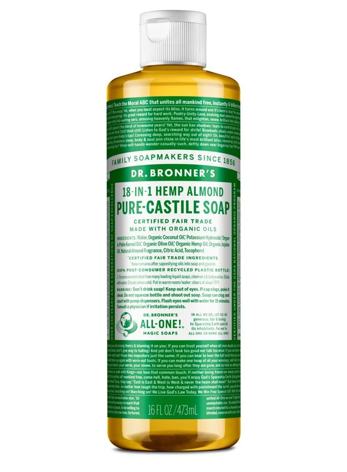 Dr Bronner's 18-in-1 Pure Castile MAGIC SOAP Almond - Image 3